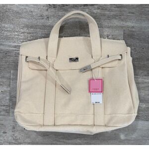 NEW Sunwin Madaket Large Classic Tote Bag Off White